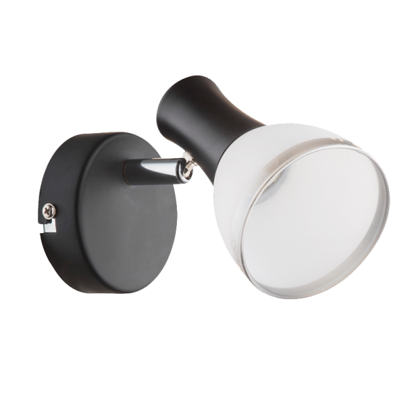 EDDY spot svetiljka 1xE14 crna 955EDDY1W/BL Elmark