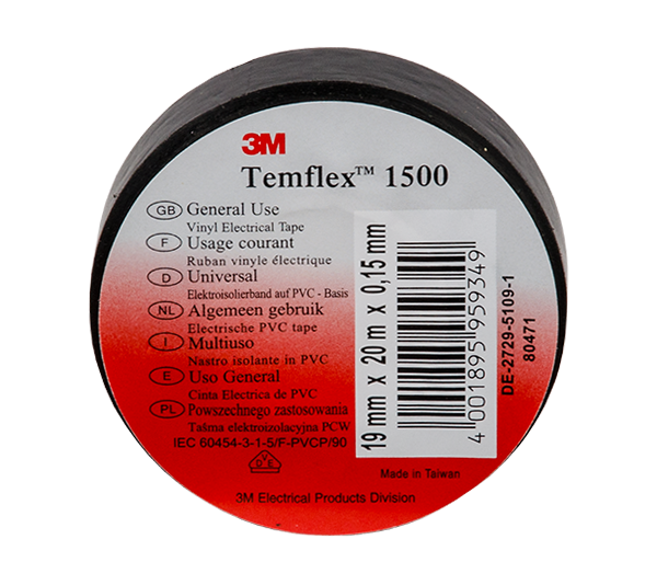 PVC izolaciona traka 3M Temflex 1500 20mx19mm M151016 Elmark