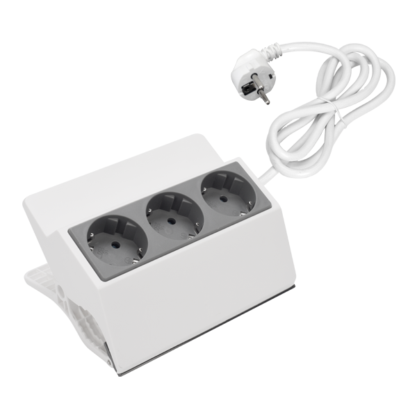 PRODUŽNI KABAL SA ŠTIPALJKOM 3x1.0mm2 1.5m 230V 47003 Elmark